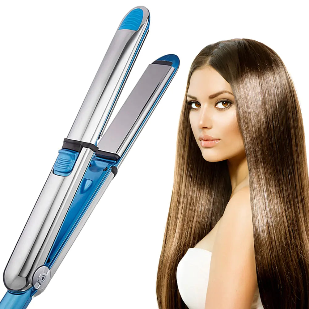 Hair Styling Tool: Dual Use Curling and Straightening Iron